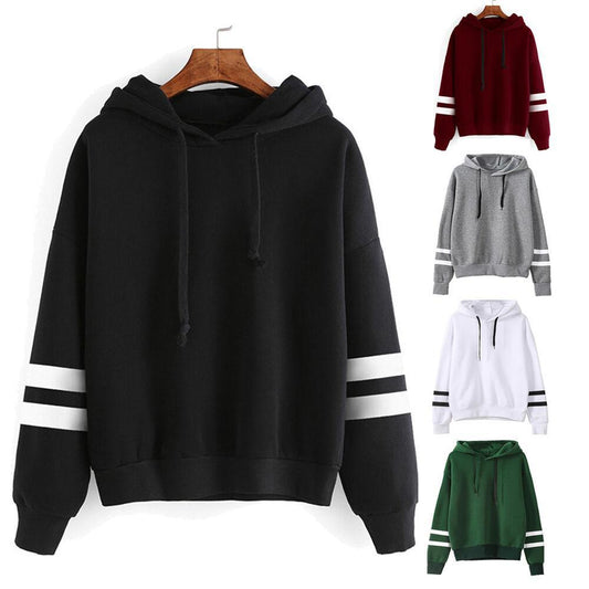 Fashion Brand Unisex Hoodie  Spring Autumn Men Casual Hoodie Sweatshirt Women Striped Hoodie Sweatshirt Tops